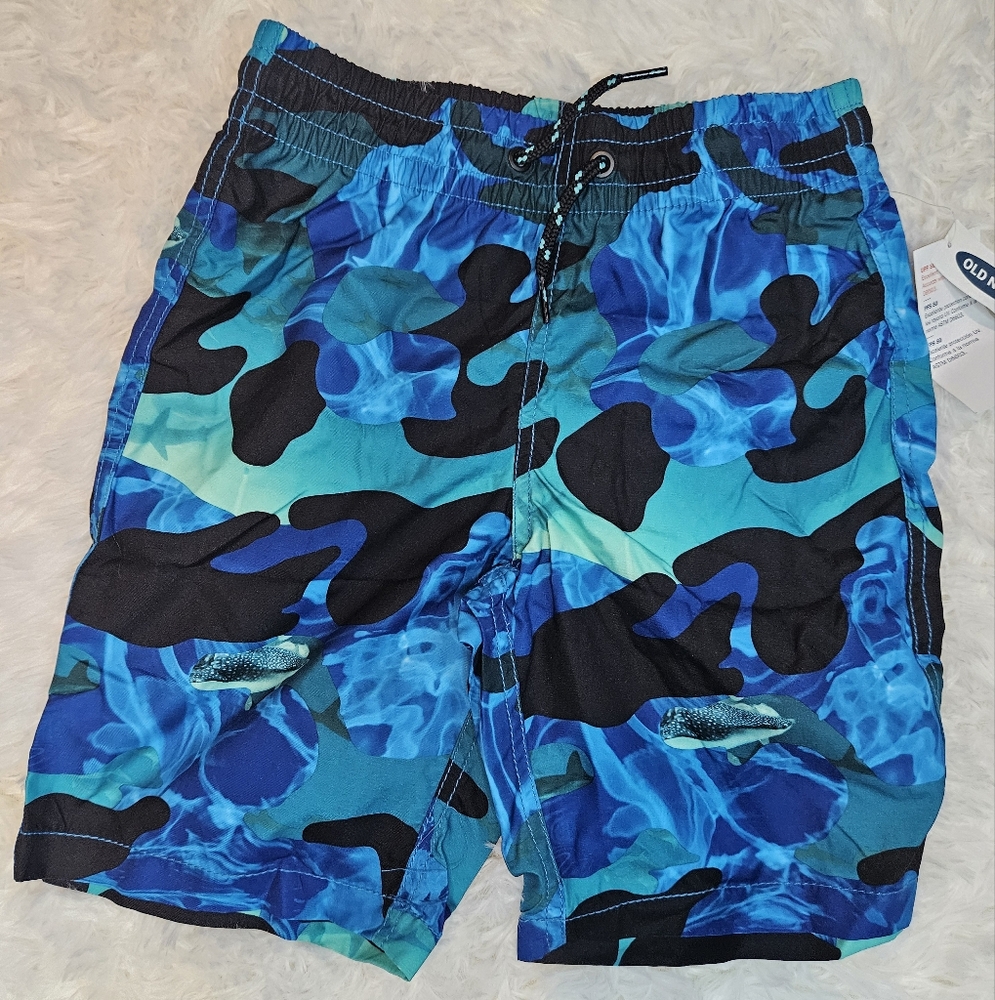 Old Navy Athletic Blue and Black Shorts